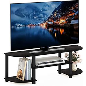 Furinno Turn-S-Tube Wide TV Entertainment Center, TV Unit, TV Stand, Espresso/Black, 120 (W) x 40 (H) x 34 (D) cm Furinno Turn-S-Tube Wide TV Entertainment Center, TV Unit, TV Stand, Espresso/Black, 120 (W) x 40 (H) x 34 (D) cm