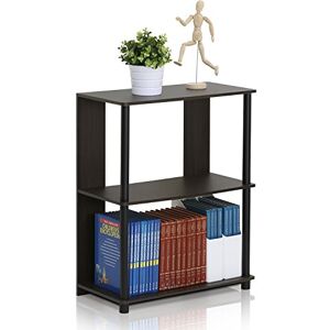 Furinno JAYA Book Shelf, 3-Tier Display Shelf, Open Storage Shelves, Shelving Unit, for Organization and Storage, Living Room, Garage, Home Office, Walnut Furinno JAYA Book Shelf, 3-Tier Display Shelf, Open Storage Shelves, Shelving Unit, for Organization and Storage, Living Room, Garage, Home Office, Walnut