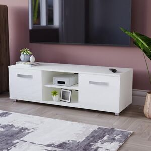 Vida Designs Cosmo TV Unit 2 Door Modern Gloss Matte MDF Living Room Cabinet Media Stand Furntiure White 120cm Vida Designs Cosmo TV Unit 2 Door Modern Gloss Matte MDF Living Room Cabinet Media Stand Furntiure White 120cm