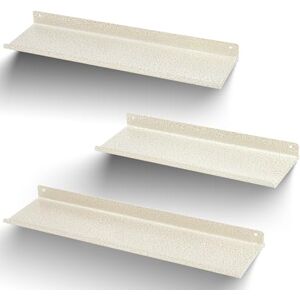 himaly Metal Wall Shelf, Floating Shelves, 30/35/40 cm, Wall Mounted Shelves Set of 3 for Kitchen, Bathroom, Living Room, Bedroom, White himaly Metal Wall Shelf, Floating Shelves, 30/35/40 cm, Wall Mounted Shelves Set of 3 for Kitchen, Bathroom, Living Room, Bedroom, White