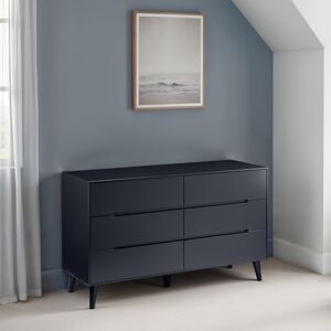 Julian Bowen Alicia 6 Drawer Wide Chest Anthracite Chests Julian Bowen Alicia 6 Drawer Wide Chest Anthracite Chests
