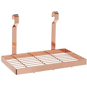 Premier Housewares Sorello Hanging Storage Rack, Iron, Rose Gold, 18 x 30 x 19 cm Premier Housewares Sorello Hanging Storage Rack, Iron, Rose Gold, 18 x 30 x 19 cm