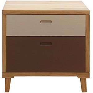 Rebecca Mobili 2 Drawers Storage Unit Bedside Table Wood Modern Design Brown Grey Bedroom Home Furniture (Cod. RE6047) Rebecca Mobili 2 Drawers Storage Unit Bedside Table Wood Modern Design Brown Grey Bedroom Home Furniture (Cod. RE6047)