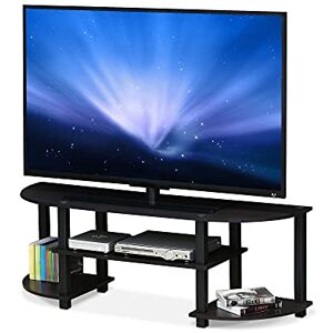 Furinno Turn-S-Tube Wide TV Entertainment Center, TV Unit, TV Stand, Dark Walnut Furinno Turn-S-Tube Wide TV Entertainment Center, TV Unit, TV Stand, Dark Walnut
