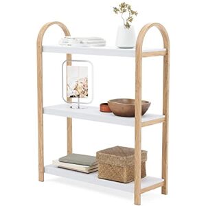 Umbra Bellwood Freestanding Shelf, White/Natural Umbra Bellwood Freestanding Shelf, White/Natural