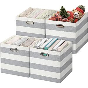 Posprica Kallax Cube Storage Boxs - Set of 4 - 33×33cm - Grey/beige - Storage Box Posprica Kallax Cube Storage Boxs - Set of 4 - 33×33cm - Grey/beige - Storage Box