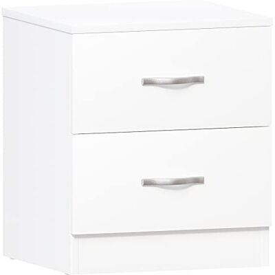 Vida Designs Riano Nightstand with 2 Drawers - Nightstand Vida Designs Riano Nightstand with 2 Drawers - Nightstand