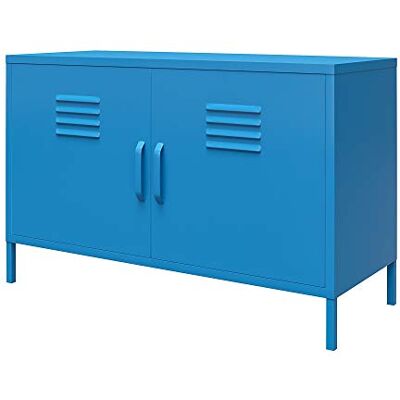 Novogratz - Cache - Blue - Metal Locker - Accent Cabinet Novogratz - Cache - Blue - Metal Locker - Accent Cabinet
