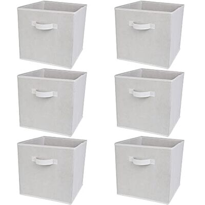 Charles Jacobs - 3 Tier 6 Cube - White - Bookcase Charles Jacobs - 3 Tier 6 Cube - White - Bookcase
