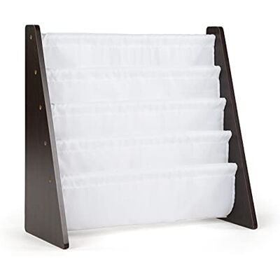 Humble Crew WO595 - Espresso/White - 63 x 28 x 60 cm - 4-tier - Bookshelf Humble Crew WO595 - Espresso/White - 63 x 28 x 60 cm - 4-tier - Bookshelf