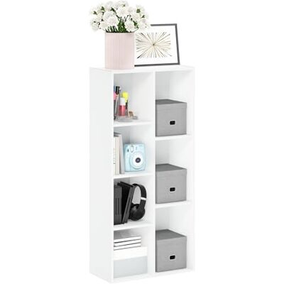 Furinno Luder 7-Cube Reversible Open Shelf - Shelf Furinno Luder 7-Cube Reversible Open Shelf - Shelf