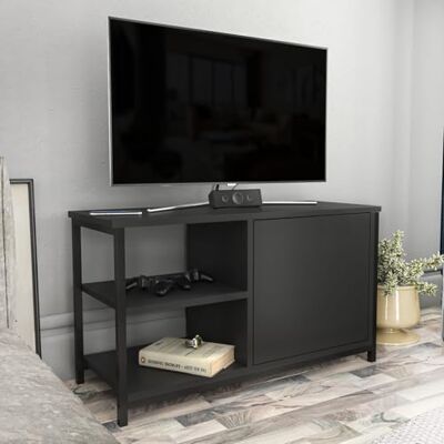 Kalune Design Ellis TV Furniture - Industrial Style, 89.5x35.5x51 cm Kalune Design Ellis TV Furniture - Industrial Style, 89.5x35.5x51 cm