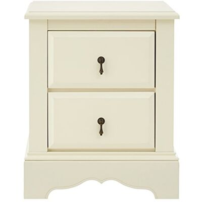 Premier Housewares Housewares Florence 2 Drawer Chest, Mdf, Ivory, 2 Drawer Premier Housewares Housewares Florence 2 Drawer Chest, Mdf, Ivory, 2 Drawer