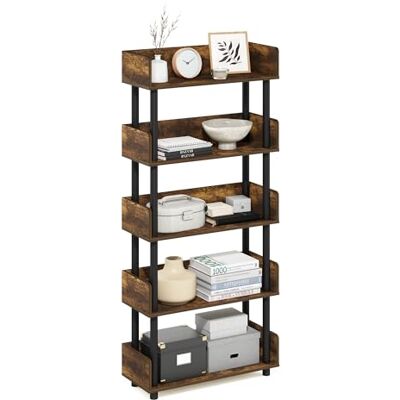 Furinno - Turn-N-Tube 4-Tier Freestanding Display Rack Furinno - Turn-N-Tube 4-Tier Freestanding Display Rack