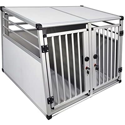Nobby Aluminium Autotransportbox - Double, 92x88x68cm Nobby Aluminium Autotransportbox - Double, 92x88x68cm