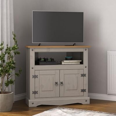 Mews - Corona Grey - Pine - 2 Door - TV Stand Mews - Corona Grey - Pine - 2 Door - TV Stand