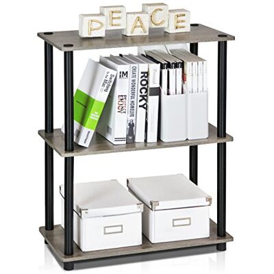Furinno Turn-N-Tube 3-tier Storage Shelf - Bookshelf Furinno Turn-N-Tube 3-tier Storage Shelf - Bookshelf