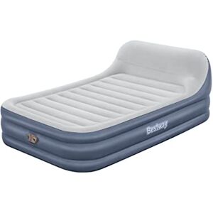 Bestway 89" x 60" x 33"/2.26m x 1.52m x 84cm Tritech SleekFlow Headboard Air Mattress Queen Built-in AC Pump Bestway 89" x 60" x 33"/2.26m x 1.52m x 84cm Tritech SleekFlow Headboard Air Mattress Queen Built-in AC Pump