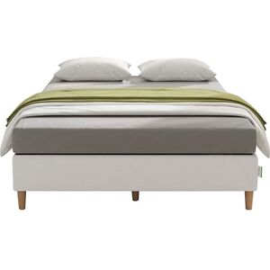 Novilla 35cm Single Metal Platform Bed Frame, 3FT Mattress Foundation With Fabric Cover, Metal Slat Support, Solid Wooden Support Legs, Easy Assembly, Bedroom Furniture, 90x190cm, Grey Novilla 35cm Single Metal Platform Bed Frame, 3FT Mattress Foundation With Fabric Cover, Metal Slat Support, Solid Wooden Support Legs, Easy Assembly, Bedroom Furniture, 90x190cm, Grey