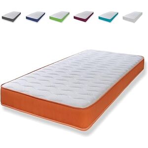 eXtreme comfort ltd Hybrid Cooltouch Colours Mattress Orange Small Double (120 x 190cm) Memory Foam and Coil Spring Cooltouch Breathable Cover Plush Comfort UK Made eXtreme comfort ltd Hybrid Cooltouch Colours Mattress Orange Small Double (120 x 190cm) Memory Foam and Coil Spring Cooltouch Breathable Cover Plush Comfort UK Made