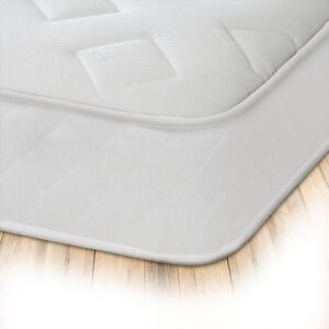 Starlight Beds Essentials Jump n Tac Small Double Memory Foam Mattress with Springs. 7.5 Inch Hybrid 4ft Budget Mattress. Soft, White Border (120 x 190 x 19 cm) Starlight Beds Essentials Jump n Tac Small Double Memory Foam Mattress with Springs. 7.5 Inch Hybrid 4ft Budget Mattress. Soft, White Border (120 x 190 x 19 cm)