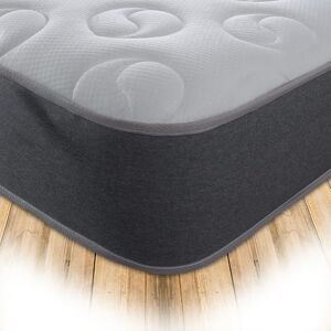 Starlight Beds Ying & Yang Hybrid Small Double Mattress. Premium Sprung Mattress with Memory Foam. 20cm Deep, Grey. Small Double 4ft x 6ft3 (120cm x 190cm) Starlight Beds Ying & Yang Hybrid Small Double Mattress. Premium Sprung Mattress with Memory Foam. 20cm Deep, Grey. Small Double 4ft x 6ft3 (120cm x 190cm)