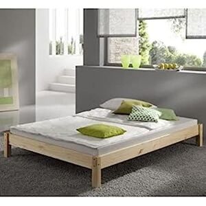 STRICTLY BEDS&BUNKS Kansas Pine Bed Frame including Sprung Mattress (15cm), 3ft Single STRICTLY BEDS&BUNKS Kansas Pine Bed Frame including Sprung Mattress (15cm), 3ft Single
