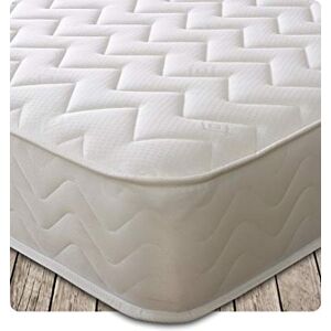Starlight Beds Essentials Zig Zag European Small Single Mattress with Springs and Memory Foam. 7.5 Inch Budget Mattress. Soft Firmness, White (80x200x19cm) Starlight Beds Essentials Zig Zag European Small Single Mattress with Springs and Memory Foam. 7.5 Inch Budget Mattress. Soft Firmness, White (80x200x19cm)