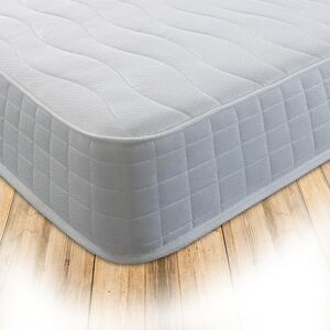 Starlight Beds Quilted Box Hybrid Sprung Shorty Mattress with Memory Foam Layer, Medium-Soft, 2ft6 x 5ft9 (75x175x20cm) Starlight Beds Quilted Box Hybrid Sprung Shorty Mattress with Memory Foam Layer, Medium-Soft, 2ft6 x 5ft9 (75x175x20cm)
