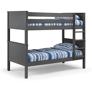 Julian Bowen Maine Bunk Bed, Anthracite, Single (MAI166) Julian Bowen Maine Bunk Bed, Anthracite, Single (MAI166)