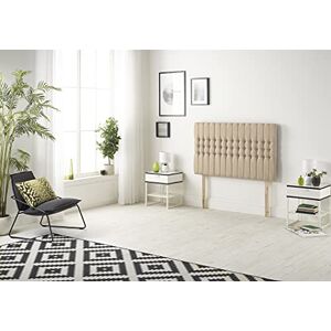 Somnior Beds Bed Centre Galaxy King 82cm Plush Beige Headboard With Wooden Struts Somnior Beds Bed Centre Galaxy King 82cm Plush Beige Headboard With Wooden Struts