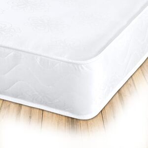 Starlight Beds Daisy Dual Sided Small Single Mattress. Basic Flat Top Sprung Mattress, White Durable Sleep Surface, 18cm Deep. (75cm x 190cm) Starlight Beds Daisy Dual Sided Small Single Mattress. Basic Flat Top Sprung Mattress, White Durable Sleep Surface, 18cm Deep. (75cm x 190cm)