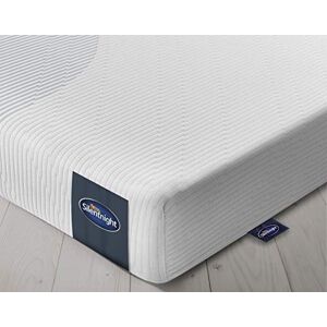 Silentnight 3 Zone Memory Foam Rolled Mattress Made in the UK Medium Double, White Silentnight 3 Zone Memory Foam Rolled Mattress Made in the UK Medium Double, White