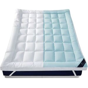 GC GAVENO CAVAILIA Mattress Topper Double Bed (137x190 cm) 10cm Thick Memory Foam Topper Cooling & Breathable Double Mattress Pad with Dual-Sided Warm Soft Thick Bed GC GAVENO CAVAILIA Mattress Topper Double Bed (137x190 cm) 10cm Thick Memory Foam Topper Cooling & Breathable Double Mattress Pad with Dual-Sided Warm Soft Thick Bed