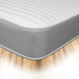 Starlight Beds Linear Cool Touch 8 Inch Small Single Memory Foam Mattress, Hybrid With Springs. Grey, Soft Firmness. (2ft6 x 6ft3) Starlight Beds Linear Cool Touch 8 Inch Small Single Memory Foam Mattress, Hybrid With Springs. Grey, Soft Firmness. (2ft6 x 6ft3)