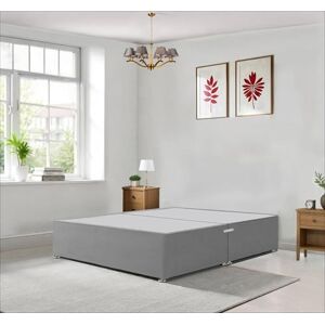 Divan Beds Deals – Premium Grey Suede Divan Double Bed Base Sturdy Living Room or Bedroom Furniture Modern Bed Base with No Storage Option 4FT6 Double Divan Beds Deals – Premium Grey Suede Divan Double Bed Base Sturdy Living Room or Bedroom Furniture Modern Bed Base with No Storage Option 4FT6 Double