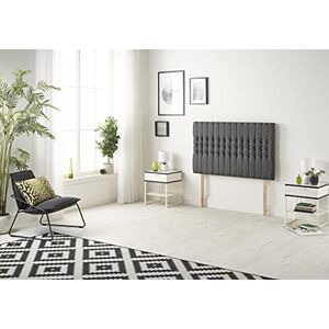 Somnior Beds Bed Centre Galaxy Small Double 82cm Tweed Charcoal Headboard With Wooden Struts Somnior Beds Bed Centre Galaxy Small Double 82cm Tweed Charcoal Headboard With Wooden Struts