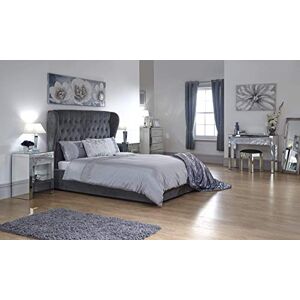 GFW Dakota Lift Up Ottoman Bed, King, Pewter Grey GFW Dakota Lift Up Ottoman Bed, King, Pewter Grey