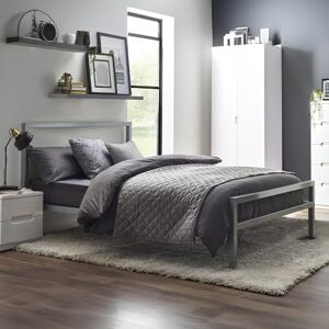 Julian Bowen Soto Metal Bed 90Cm Silver Julian Bowen Soto Metal Bed 90Cm Silver