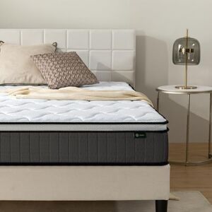 Zinus Memory Foam Pocket Sprung Double Mattress 4FT6 135x190cm 25cm Height Medium Firm Hypoallergenic & Breathable Soft Fabric Pressure Relief Luxury Mattress 10 Year Support Zinus Memory Foam Pocket Sprung Double Mattress 4FT6 135x190cm 25cm Height Medium Firm Hypoallergenic & Breathable Soft Fabric Pressure Relief Luxury Mattress 10 Year Support