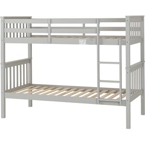 Seconique Erin 3' Bunk Bed in Light Grey Seconique Erin 3' Bunk Bed in Light Grey