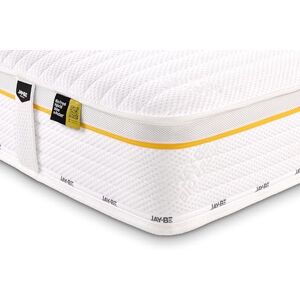 JAY-BE Bio Fresh Hybrid 2000 King Size Mattress, 23cm Thick, Pocket Sprung, Medium Mattress, Enriched with Mint for Natural Freshness (200 x 150 x 23cm) JAY-BE Bio Fresh Hybrid 2000 King Size Mattress, 23cm Thick, Pocket Sprung, Medium Mattress, Enriched with Mint for Natural Freshness (200 x 150 x 23cm)