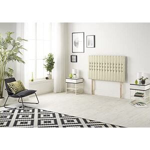 Somnior Beds Bed Centre Galaxy Small Double 82cm Linen Beige Headboard With Wooden Struts Somnior Beds Bed Centre Galaxy Small Double 82cm Linen Beige Headboard With Wooden Struts
