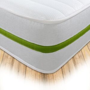 Starlight Beds Horizon Harmony, Sprung Kingsize Memory Foam Mattress. Deluxe Value Kingsize Mattress, Soft, 8 Inch Deep (White/Green) (5ft x 6ft6) Starlight Beds Horizon Harmony, Sprung Kingsize Memory Foam Mattress. Deluxe Value Kingsize Mattress, Soft, 8 Inch Deep (White/Green) (5ft x 6ft6)