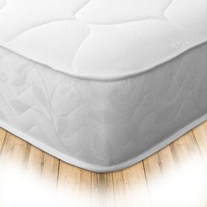 Starlight Beds Spin Top Small Double Memory Foam Mattress. Sprung Small Double Mattress with Memory Foam Layer. 20cm Deep, Soft Feel, White, 4ft x 6ft3 (120cm x 190cm) Starlight Beds Spin Top Small Double Memory Foam Mattress. Sprung Small Double Mattress with Memory Foam Layer. 20cm Deep, Soft Feel, White, 4ft x 6ft3 (120cm x 190cm)