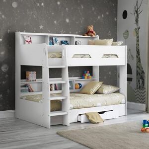 Julian Bowen White Wood Orion Bunk Bed, Single Julian Bowen White Wood Orion Bunk Bed, Single