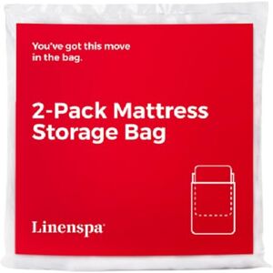 Linenspa Mattress Bag For Moving Mattress Storage Bag 2 Pack, Queen Linenspa Mattress Bag For Moving Mattress Storage Bag 2 Pack, Queen