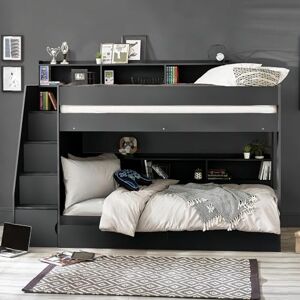 Julian Bowen Camelot Staircase Bunk Anthracite Julian Bowen Camelot Staircase Bunk Anthracite