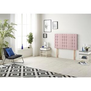 Somnior Beds Bed Centre Bliss Diamante King 82cm Plush Pink Headboard With Wooden Struts Somnior Beds Bed Centre Bliss Diamante King 82cm Plush Pink Headboard With Wooden Struts