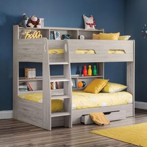 Julian Bowen Grey Oak Wood Orion Bunk Bed, Single Julian Bowen Grey Oak Wood Orion Bunk Bed, Single